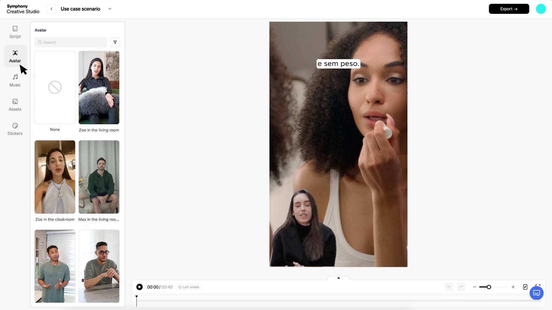 Creating a Digital Avatar within TikTok's Symphony Creative Studio. Image credit: TikTok/Screenshot